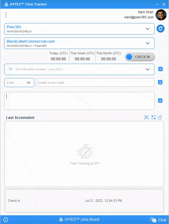 Time-Tracking Software - AYYES Work Manager and AYYES Time Tracker App