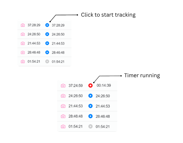 one click task timer