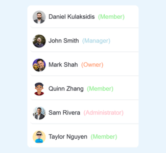 team members