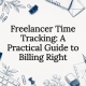 Decorative professional blog post title card illustration