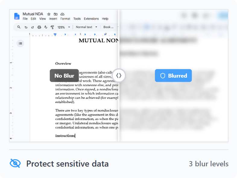 Screenshot Blur