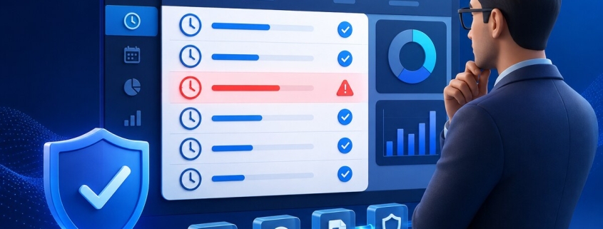Timesheet fraud detection and prevention dashboard
