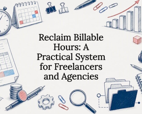 Billable hours tracking title card