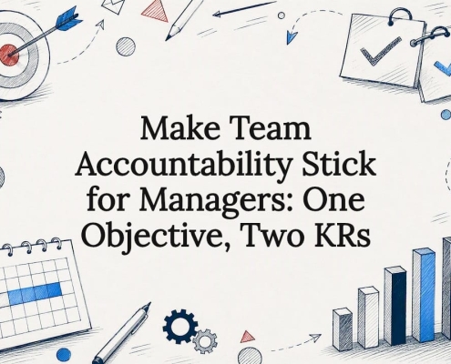 Team accountability title card illustration