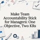Team accountability title card illustration