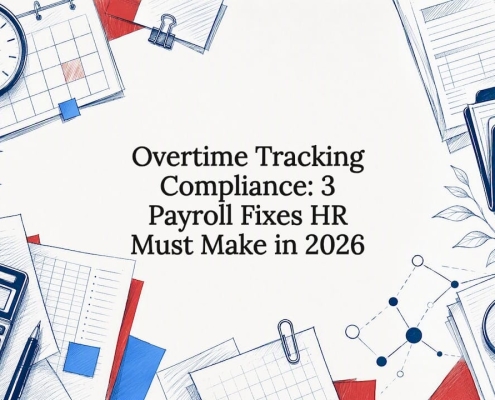 Decorative overtime compliance title card