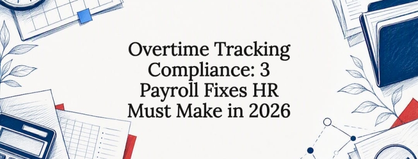 Decorative overtime compliance title card