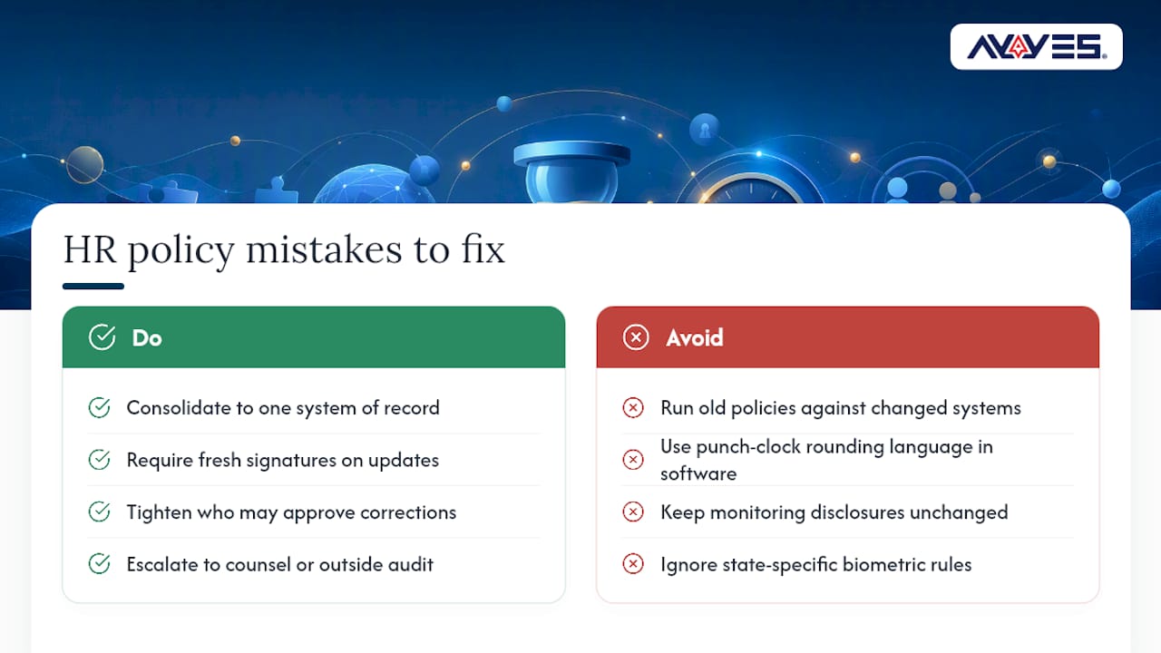 What HR Teams Consistently Get Wrong About These Policies — overview diagram