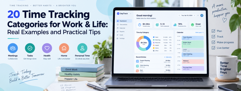 20 Time Tracking Categories for Work