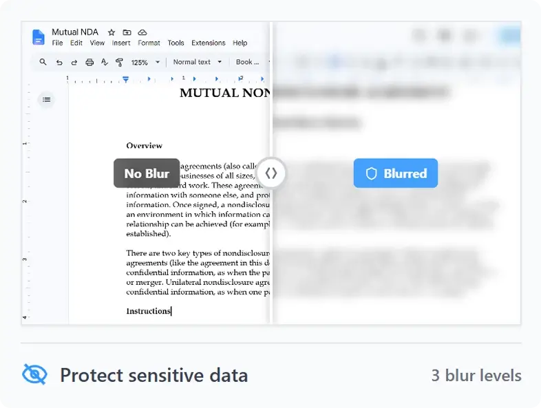 Screenshot Blur