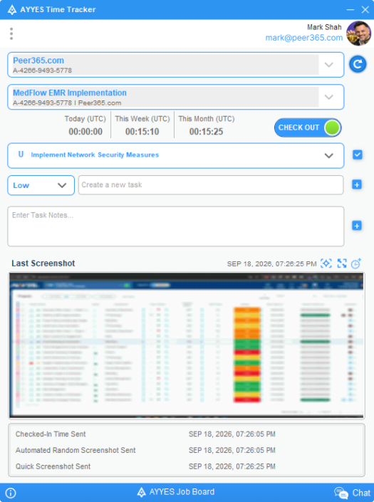 Screenshot blur applied