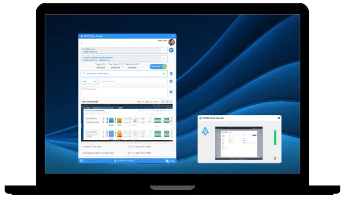 AYYES Time tracker desktop app