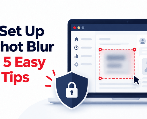 How to Set Up Screenshot Blur