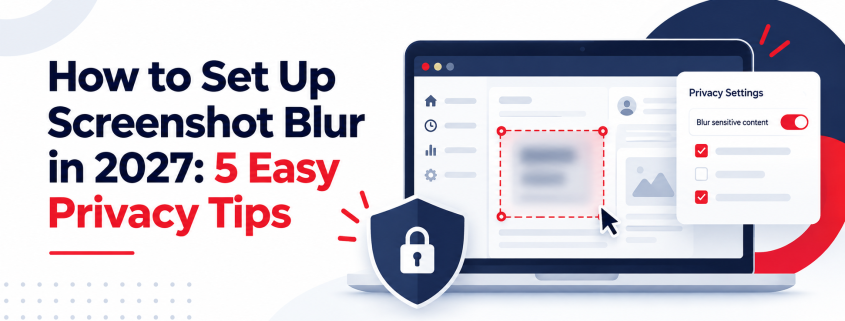 How to Set Up Screenshot Blur